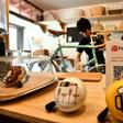 Only 'two or three' people a week use the PayPay system at Katsuyuki Hasegawa's bike repair shop