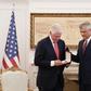 Former US president Bill Clinton received the medal for supporting Kosovo when it fought to break away from Serbia 20 years ago