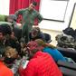 Mountaineers and rescuers study a map of Nanda Devi in an effort to pinpoint the location of the missing climbers on June 3, 2019