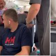 Angry woman beats up insatiable boyfriend on a plane for "looking at other" pretty "ladies" (video)