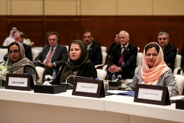 The Taliban spoke about women's role in a future settlement, according to one of the delegates