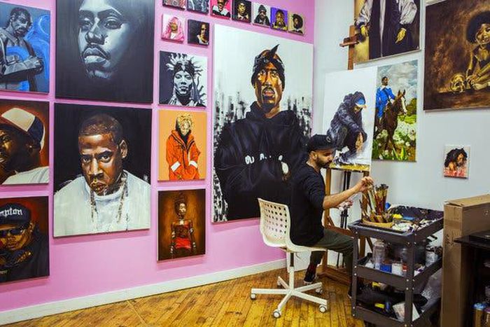 How Amar Stewart, hip-hop painter and cancer survivor, spends his Sundays