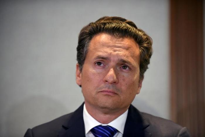 Former Pemex chief Emilio Lozoya, shown in this August 17, 2017 photo, is accused of taking bribes from Odebrecht starting from when he was a top aide to Enrique Pena Nieto's presidential campaign