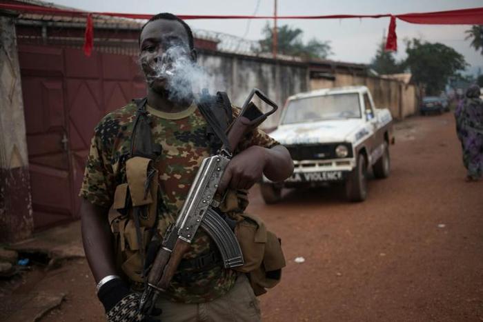 The PK5 district has become a flashpoint in the troubled country, already weakened by sectarian violence and dogged by militias