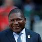 Mozambique's President Filipe Nyusi, pictured in May 2019, held a ceremony with Anadarko executives