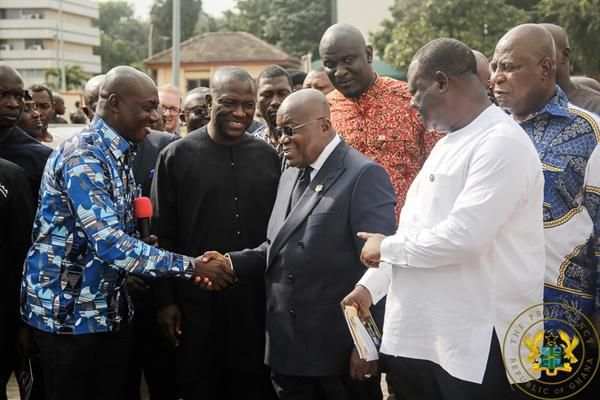 Nana Addo inspects road projects
