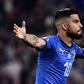 Italy's Lorenzo Insigne celebrates after scoring during the UEFA Euro 2020 qualifier against Bosnia-Herzegovina
