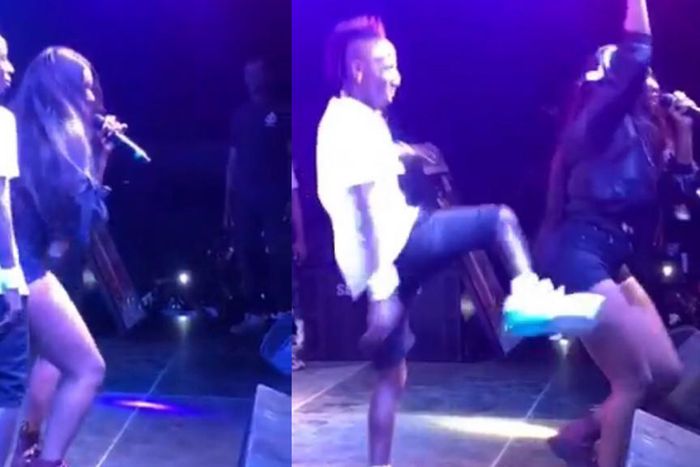 Patapaa and Wendy Shay