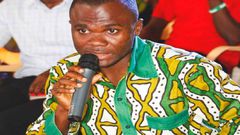 Journalist 'unjustifiably' forced to weed Michel Camp for one hour