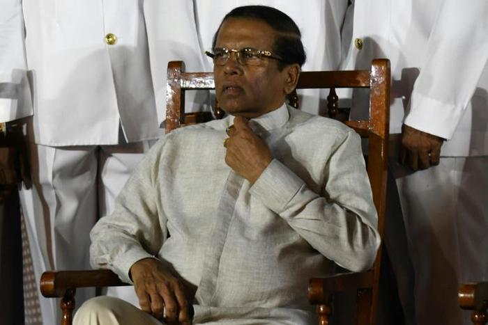 Sri Lankan President Maithripala Sirisena, who is trying to reintroduce the death penalty for serious drug crimes, says the Easter Sunday suicide attacks were the work of international narcotic syndicates despite earlier blaming Islamist militants