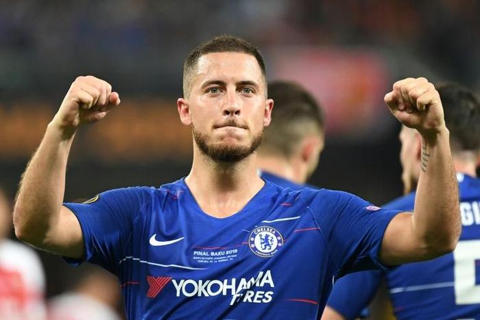 Belgium's Eden Hazard's last match for Chelsea was a victory in last month's Europa League final