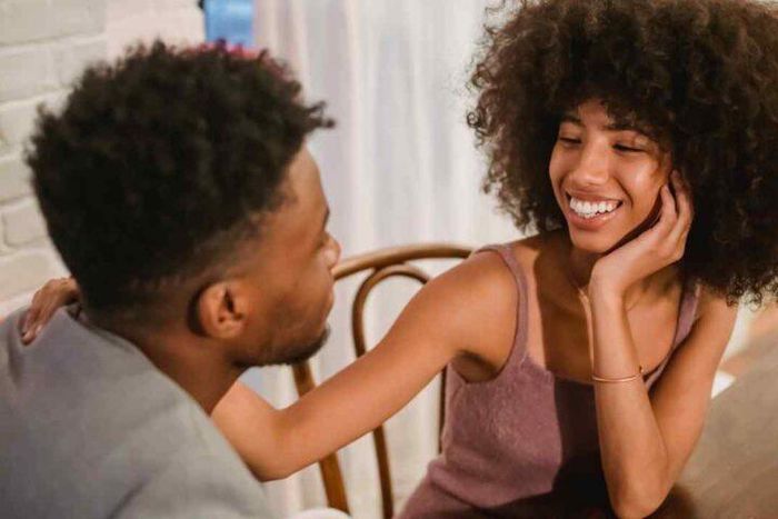 Woman with a big crush