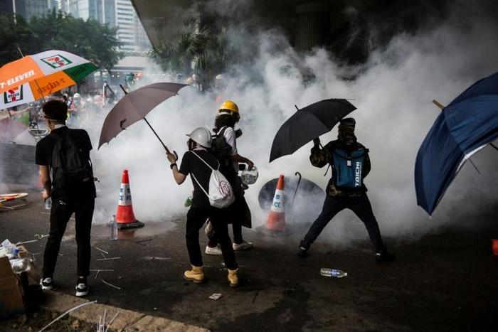 Hong Kong was rocked by the worst political violence since its 1997 handover to China on Wednesday as tens of thousands of protesters were dispersed by riot police firing tear gas and rubber bullets
