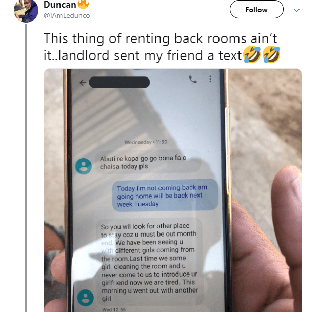 Landlord kicks out tenant
