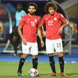 Mohamed Salah has been criticised for his perceived support for Amr Warda (R) who was thrown out of the Egypt squad following sexual harassment claims before being reinstated