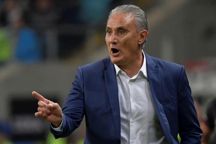 Brazil's coach Tite slammed the conditions of the pitch during the Copa America quarter-final match against Paraguay at the Gremio Arena stadium