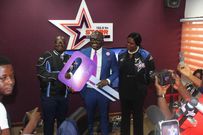 Giovani, Bola Ray and Anita at Starr FM