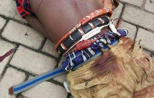 Highway rubber gunned down