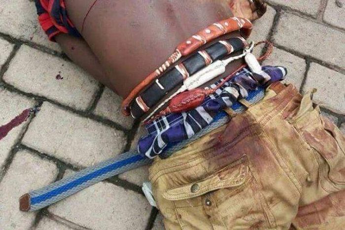 Highway rubber gunned down