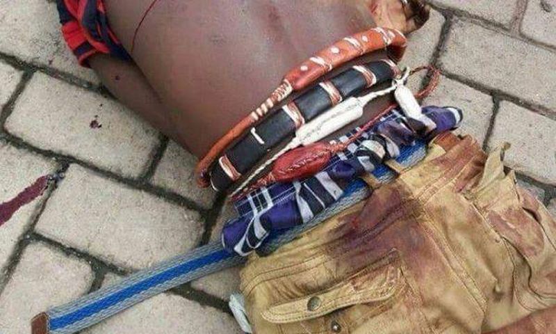 Highway rubber gunned down