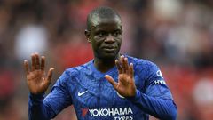 Chelsea coach Frank Lampard was waiting to make a decision on N'Golo Kante's fitness for the Super Cup after the Frenchman picked up a knock against Manchester United at the weekend