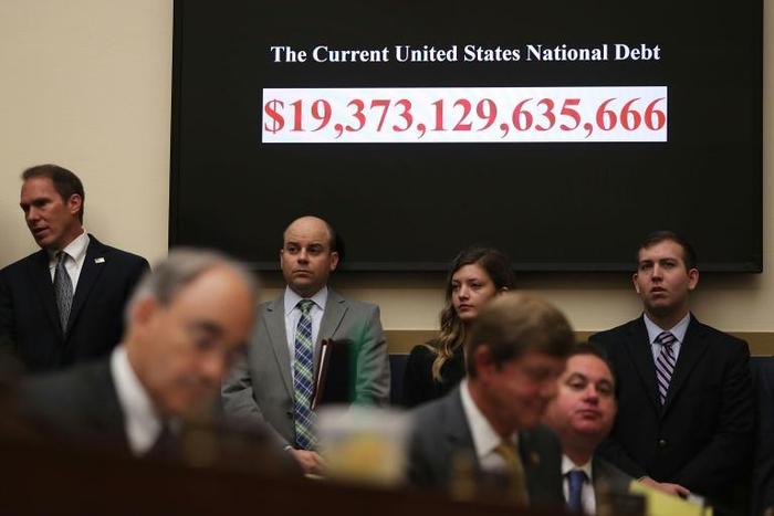 US Democrats have nearly reached a deal with the Trump administration to raise the debt ceiling, allowing the government to avoid a disastrous default, sources close to the negotiations have said; a glance at the clock that shows the figure of current ...