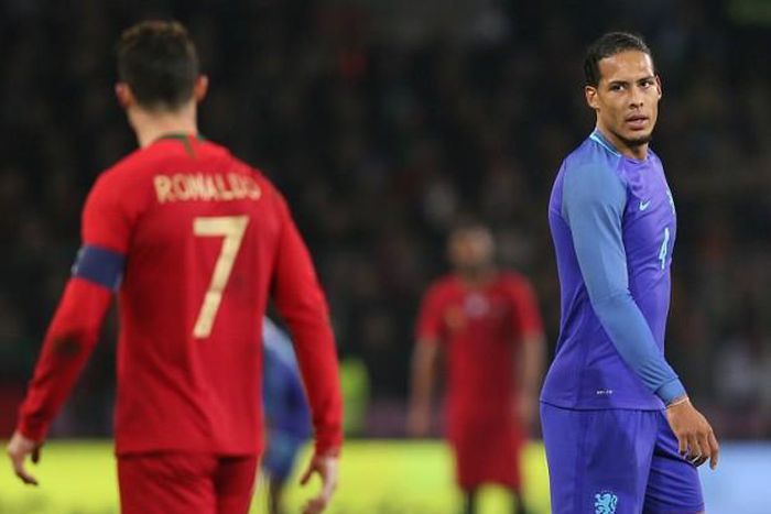 Cristiano Ronald and Van Dijk