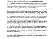 Police statement