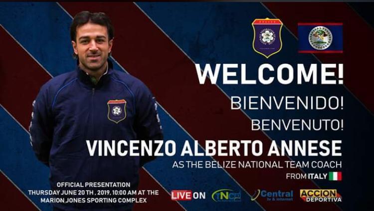 Vincenzo Alberto Annese begins new challenge as coach of Beliz