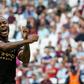 Raheem's dream start: Raheem Sterling scored a hat-trick as Manchester City thrashed West Ham 5-0 on Saturday