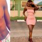 Fan tattoes Wendy Shay's name on his chest
