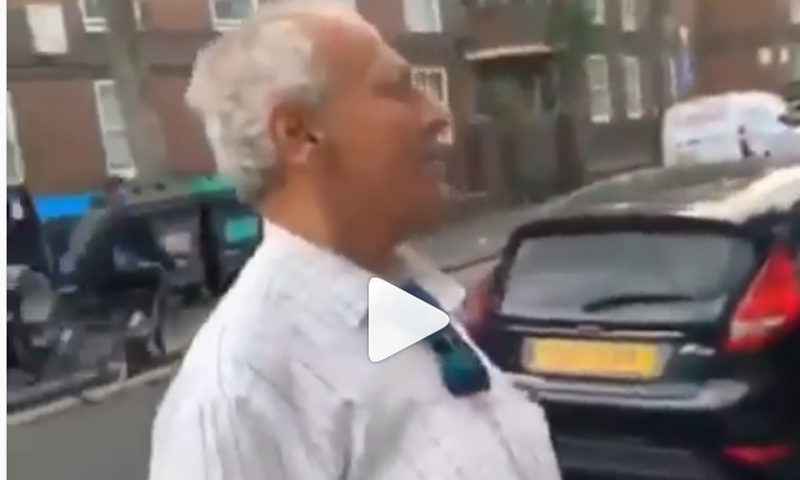 Video of white old man speaking fluent Twi on the streets in London is amazing