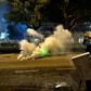 One of Hong Kong's busiest tourists districts was filled with tear gas