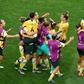 Waltzing Matildas: Australia's players celebrated after beating Brazil