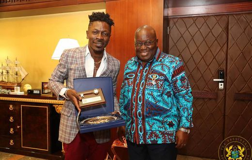Shatta Wale and Nana Akufo-Addo