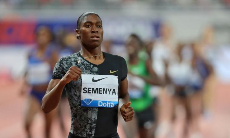 South Africa's 800m Olympic champion Caster Semenya says she is being treated as a "human guinea pig"