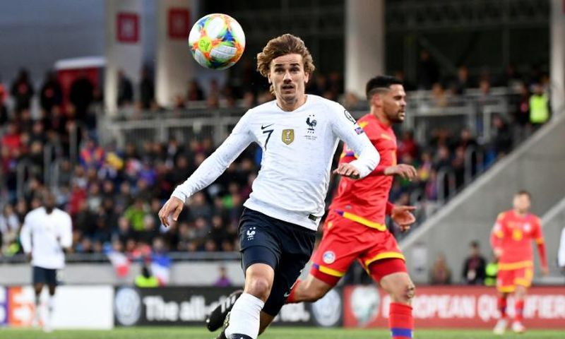 Atletico Madrid's Antoine Griezmann won the World Cup with France last year