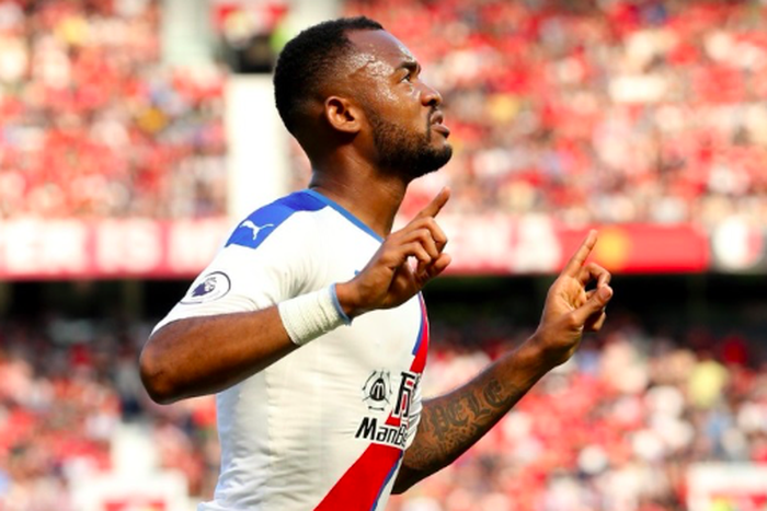 Jordan Ayew scored Crystal Palaces' first goal against ManUnited