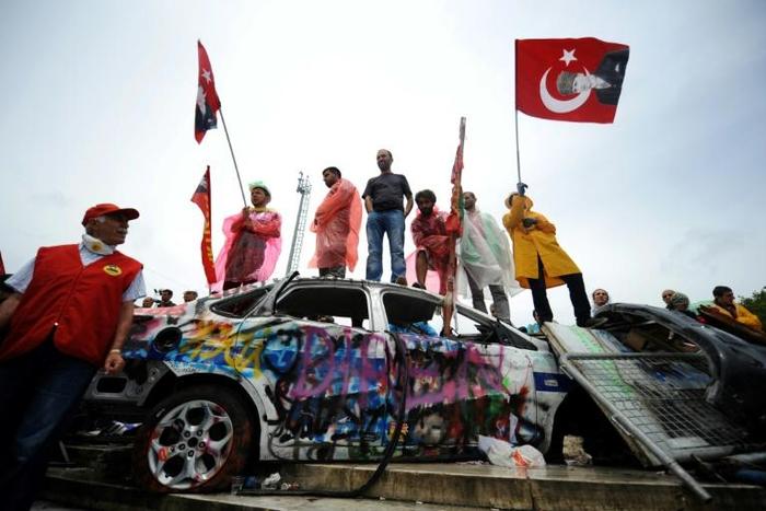 The protests began over government plans to build over Gezi Park, one of the few green spaces left in Istanbul
