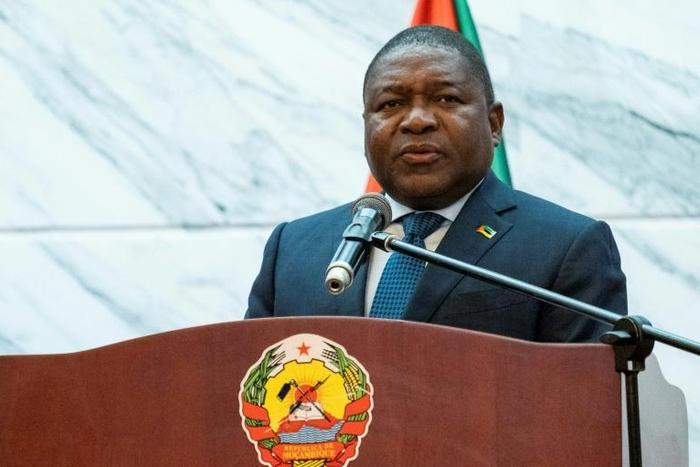 More than 5,200 Renamo fighters are expected to surrender their weapons to the government as one of the conditions for upholding a landmark peace deal; pictured is Mozambique's President Filipe Nyusi