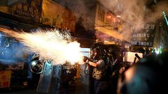 Police and pro-democracy protesters in Hong Kong have been locked in an increasingly violent struggle over 10 weeks