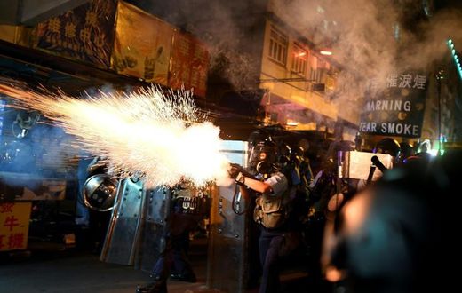 Police and pro-democracy protesters in Hong Kong have been locked in an increasingly violent struggle over 10 weeks