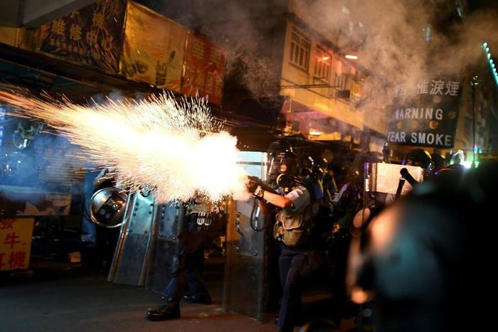 Police and pro-democracy protesters in Hong Kong have been locked in an increasingly violent struggle over 10 weeks