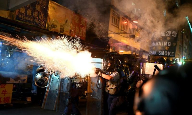 Police and pro-democracy protesters in Hong Kong have been locked in an increasingly violent struggle over 10 weeks