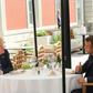 US President Donald Trump agreed to a last-minute lunch date with G7 host Emmanuel Macron of France in Biarritz on Saturday