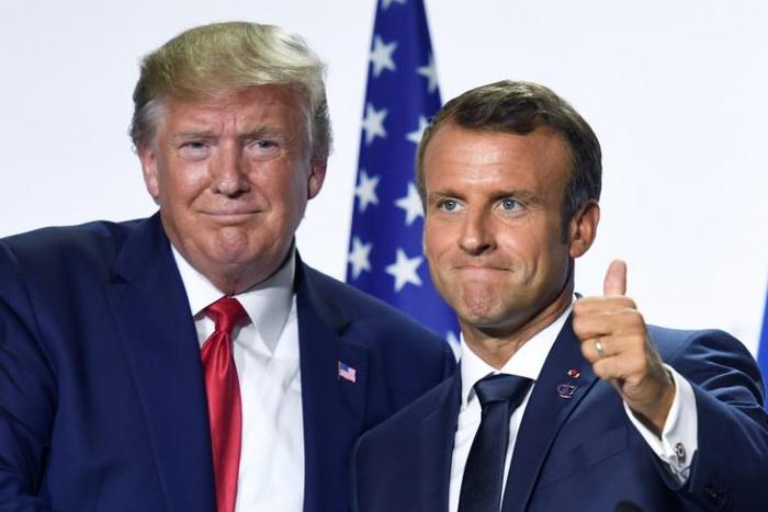 US President Donald Trump could barely stop praising his French counterpart Emmanuel Macron at the G7 summit