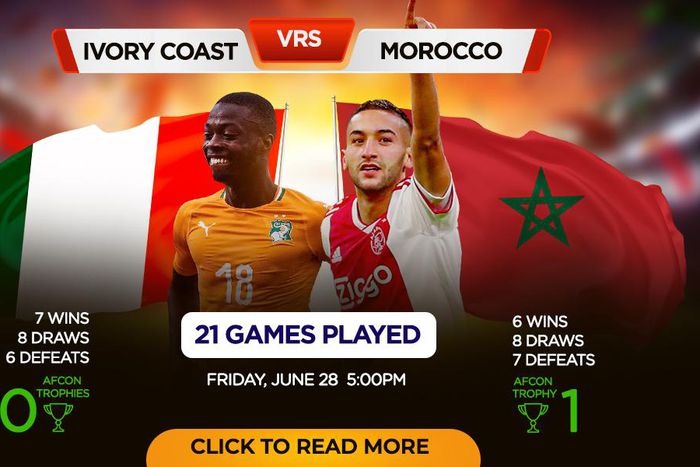AFCON 2019: Ivory Coast vs Morocco