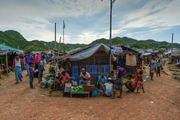 Hundreds of thousands of Rohingya refugees fled to Bangladesh after a military crackdown in Myanmar's Rakhine state