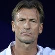 A pensive Morocco coach Herve Renard during the Africa Cup of Nations group game against the Ivory Coast in Cairo
