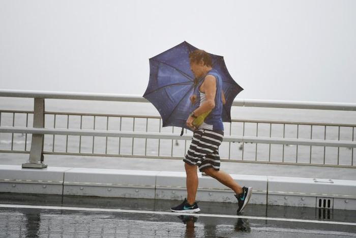 The storm is packing torrential rain